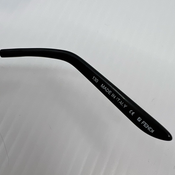 Fendi FS261 Silvercloud Frameless F-Motif Sunglasses - Picture 10 of 11